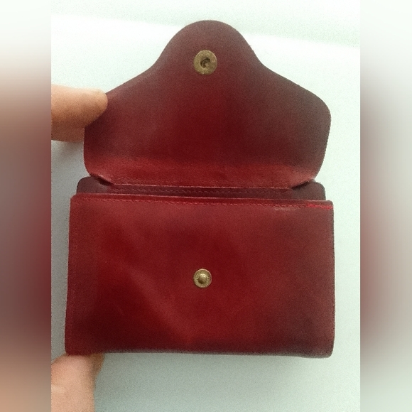 Vintage Renwick Red Leather  Wallet - Picture 4 of 14